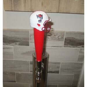 Beer Tap Handle Wolfpack NCAA Football Kegerator North Carolina State Wood ACC